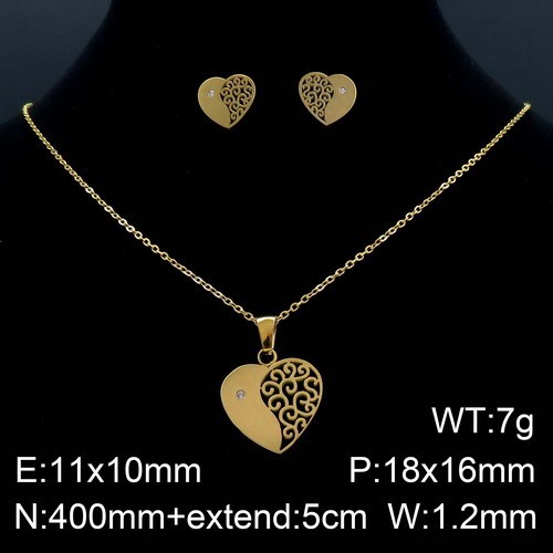 Stainless Steel Jewelry Set KS132885