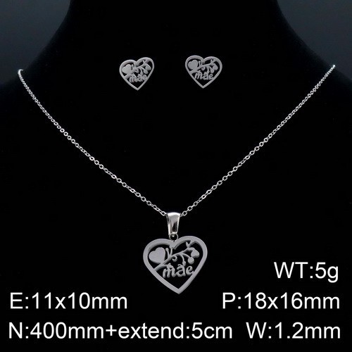 Stainless Steel Jewelry Set KS132880