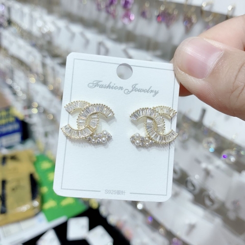 925 Post Chane*l Fashion Earring TOE2419X