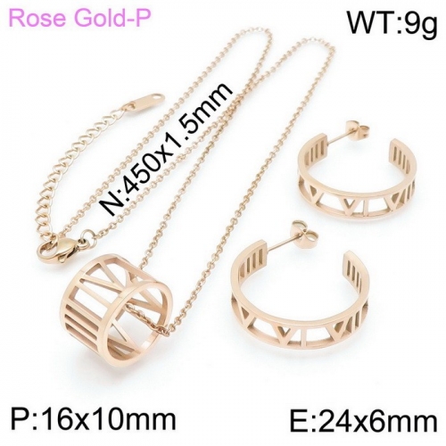 Stainless Steel Jewelry Set KS138011