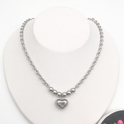 Stainless Steel Uno De 50 Necklace UNN012#15