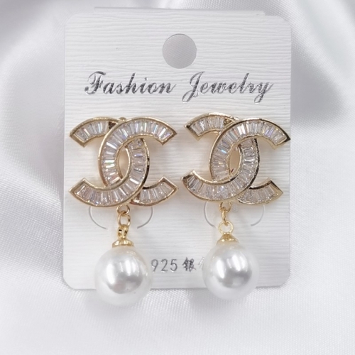 925 Post Chane*l Fashion Earring TOE1020X