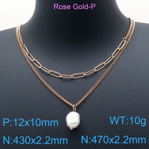 Stainless Steel Necklace KN117735