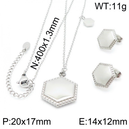 Stainless Steel Jewelry Set KS139355-14