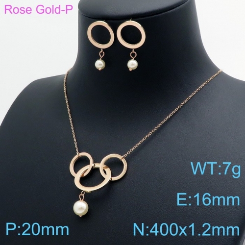 Stainless Steel Jewelry Set KS138790