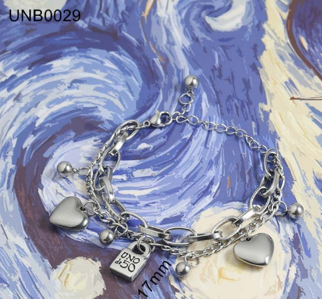 Stainless Steel Uno De 50 Bracelet UNB0029