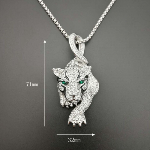 Stainless Steel Necklace with 50cm chain QD82001-28 (1)