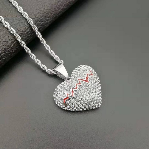 Stainless Steel Necklace with 50cm chain QD86047-22 (3)