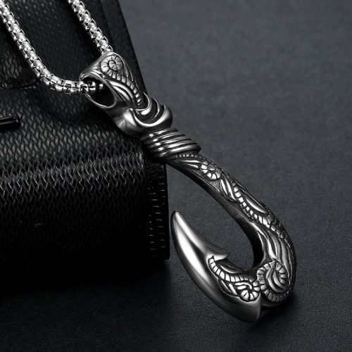 Stainless Steel Necklace with 50cm chain DZ775-15 (6)