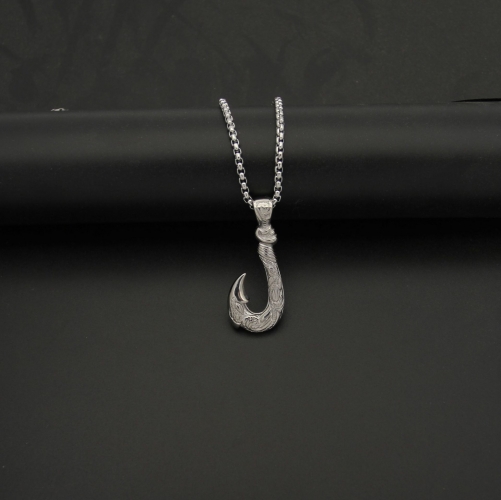 Stainless Steel Necklace with 50cm chain DZ775-15 (4)