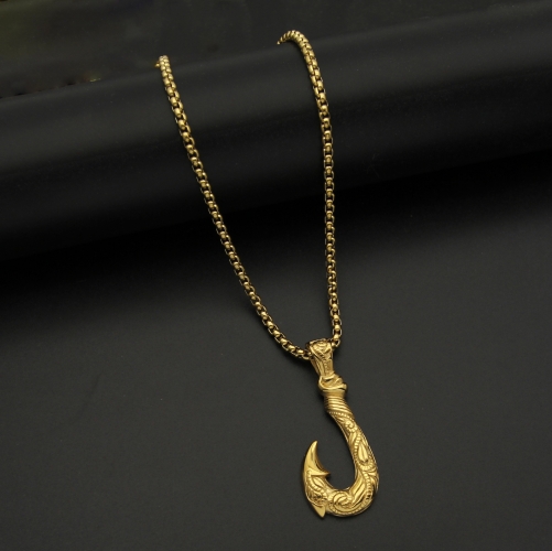 Stainless Steel Necklace with 50cm chain DZ775-15 (3)