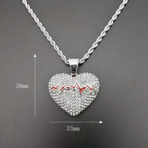 Stainless Steel Necklace with 50cm chain QD86047-22 (1)