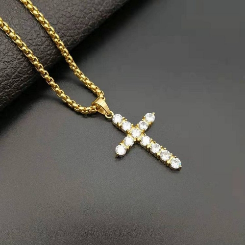 Stainless Steel Necklace with 50cm chain QD86006-17