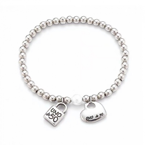 Stainless Steel Uno de 50 Bracelet UNB0712