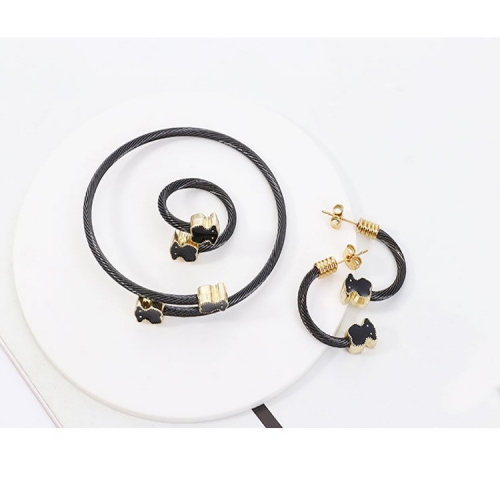 Stainless Steel Tou*s Jewelry Set YS99-27 (4)