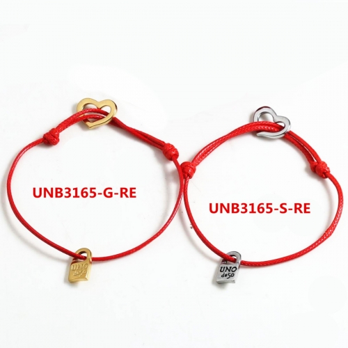 Stainless Steel Uno de 50 Bracelet UNB3165-S-RE