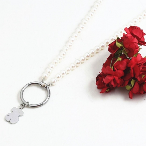 Stainless Steel Tou*s Necklace PCN8168-S