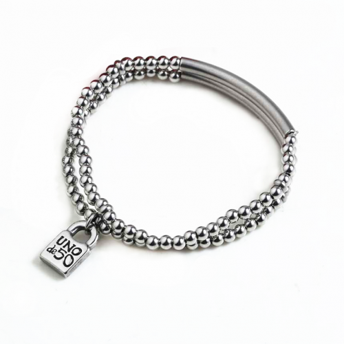 Stainless Steel Uno de 50 Bracelet UNB3153-S-2