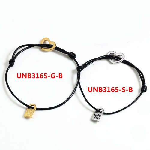 Stainless Steel Uno de 50 Bracelet UNB3165-S-B