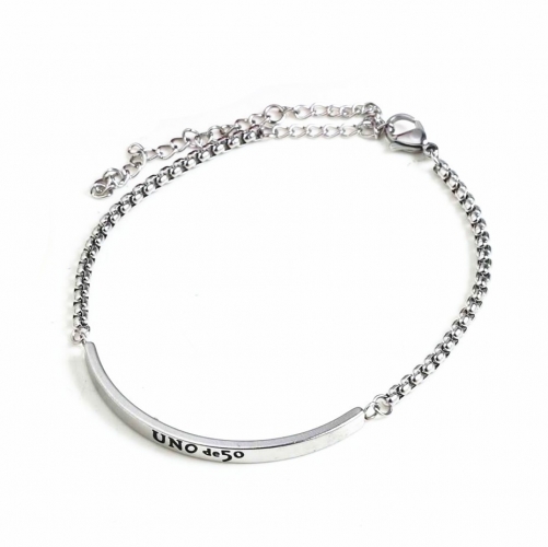 Stainless Steel Uno de 50 Bracelet UNB3149-S