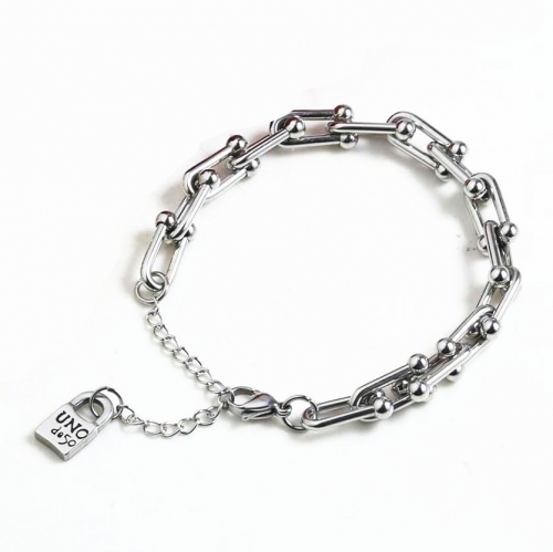 Stainless Steel Uno de 50 Bracelet UNB3154-S