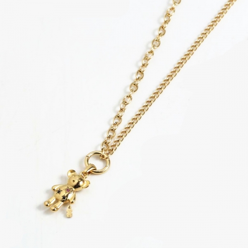 Stainless Steel Tou*s Necklace PCN8167-G