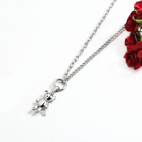 Stainless Steel Tou*s Necklace PCN8166-S