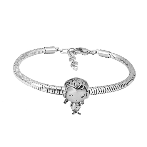 Stainless Steel Similar Pandor*a Bracelet TB078