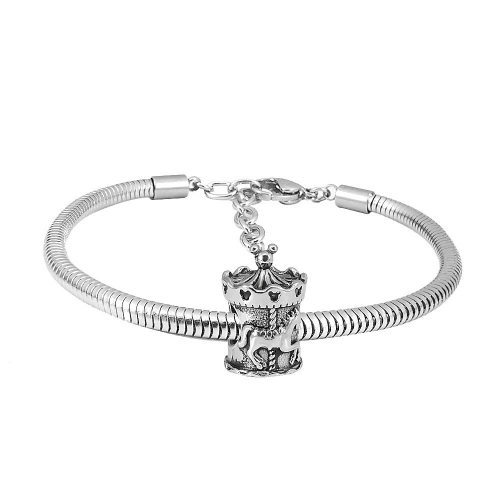 Stainless Steel Similar Pandor*a Bracelet TB096