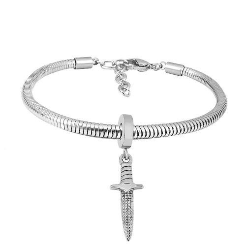 Stainless Steel Similar Pandor*a Bracelet TB043