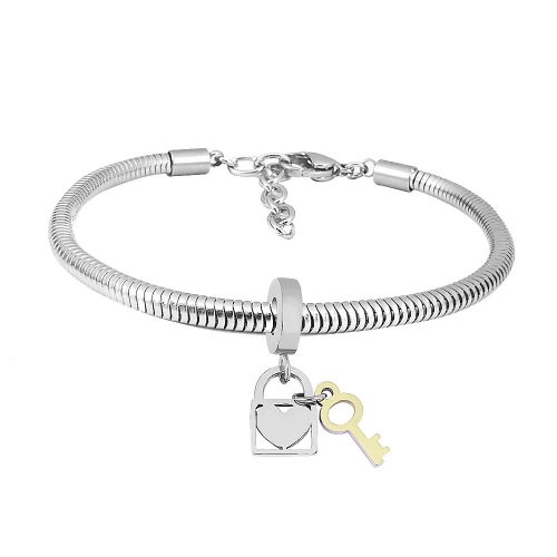 Stainless Steel Similar Pandor*a Bracelet TB013