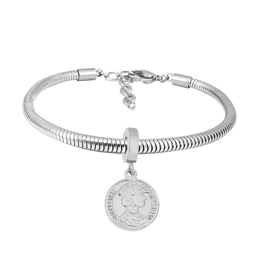 Stainless Steel Similar Pandor*a Bracelet TB049