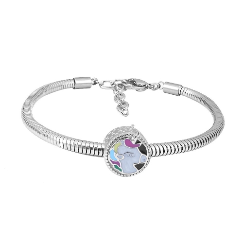 Stainless Steel Similar Pandor*a Bracelet TB075