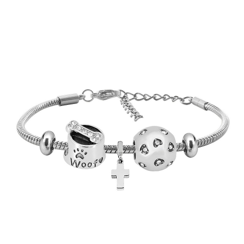 Stainless Steel Similar Pandor*a Bracelet PEL112