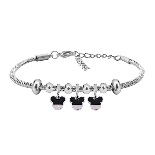 Stainless Steel Similar Pandor*a Bracelet PEL025