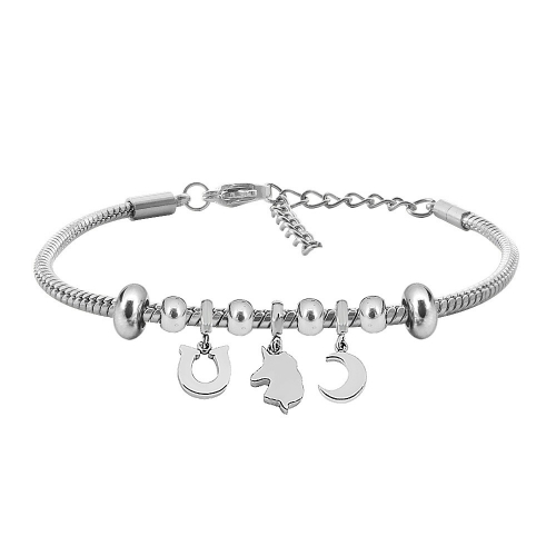 Stainless Steel Similar Pandor*a Bracelet PEL018