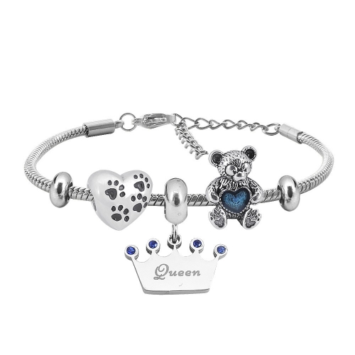 Stainless Steel Similar Pandor*a Bracelet PEL147