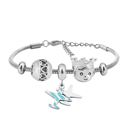 Stainless Steel Similar Pandor*a Bracelet PEL125