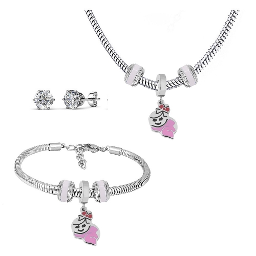 Stainless Steel Pandor*a Jewelry Set T005