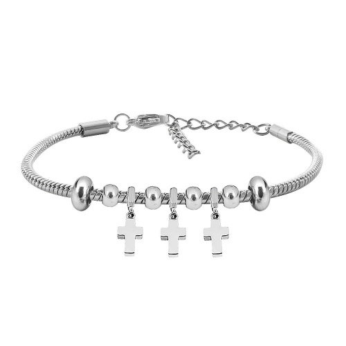 Stainless Steel Similar Pandor*a Bracelet PEL026