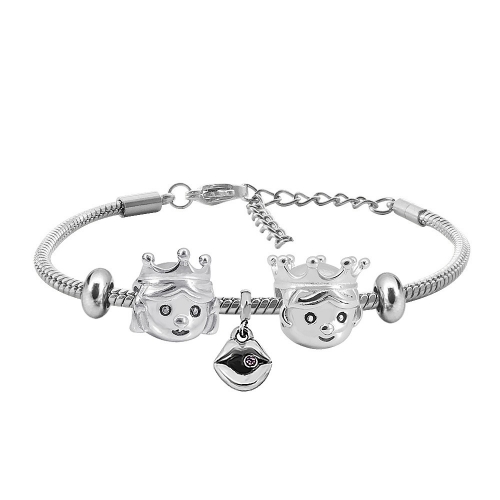 Stainless Steel Similar Pandor*a Bracelet PEL102