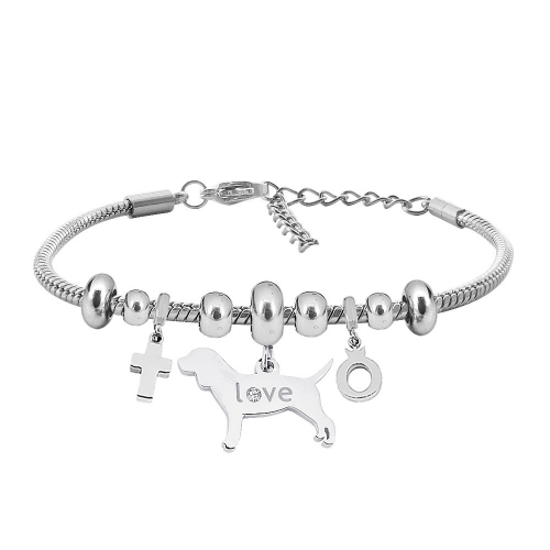 Stainless Steel Similar Pandor*a Bracelet PEL046