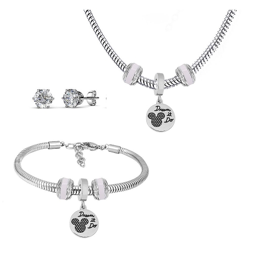 Stainless Steel Pandor*a Jewelry Set T049