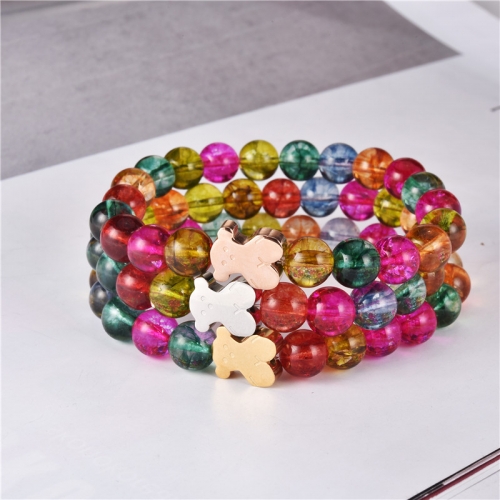 Stainless Steel  3pcs Tou*s Bracelet  YSB0033 (6)