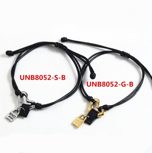 Stainless Steel Uno de 50 Bracelet UNB8052-S-B