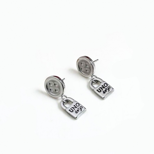 Stainless Steel Uno de 50 Earring UNE8058-S