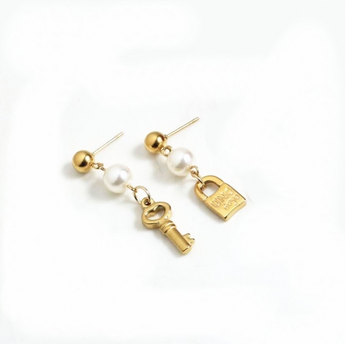 Stainless Steel Uno de 50 Earring UNE0072-G