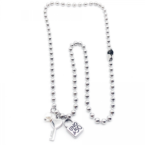 Stainless Steel Uno de 50 Necklace UNXL1011-11