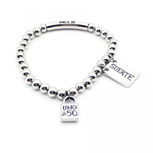 Stainless Steel Uno de 50 Bracelet UNSL1049-17