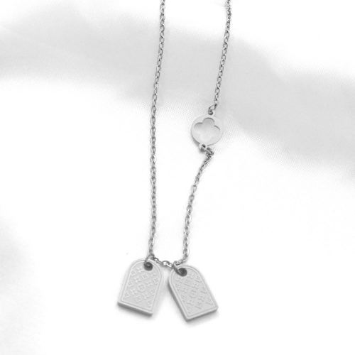 Stainless Steel Brand Necklace  TFN7812